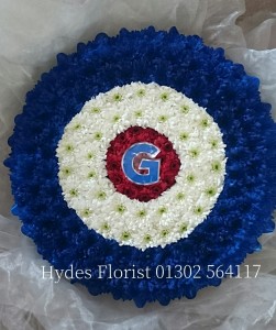 mod-rockers-funeral-tribute-flowers doncaster hydes florist   